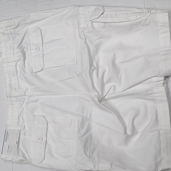 Men's Arizona White Cargo Shorts Waist 40 - Picture 4 of 4